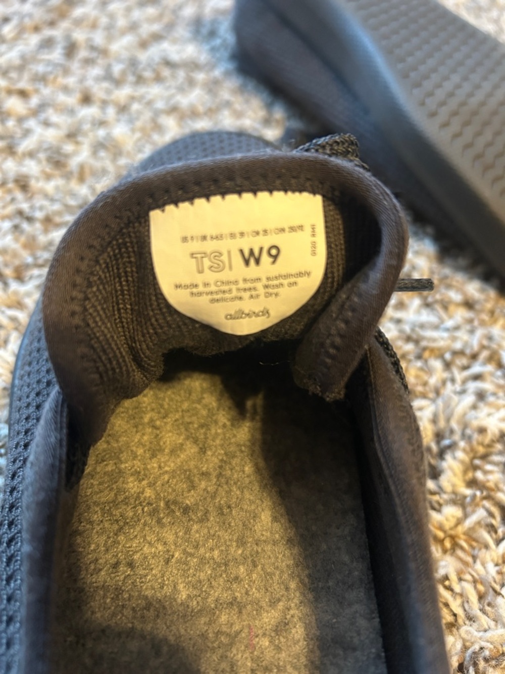 allbirds charcoal women’s shoes size 9 - Picture 4 of 4